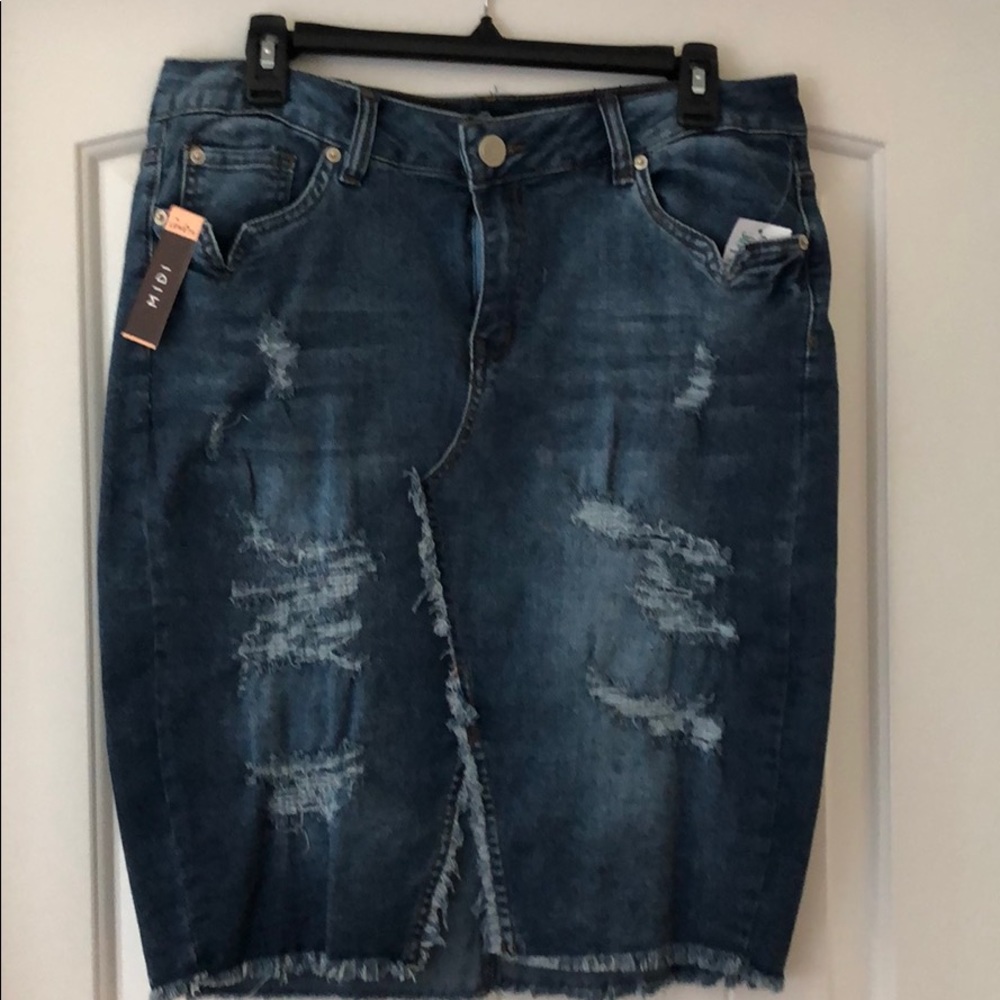 Jean skirt
